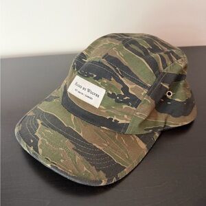 Raised by Wolves Camo 5 Panel Camp Hat | Made in USA | Streetwear